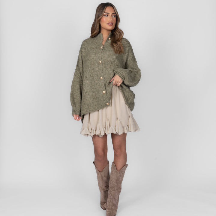 Cardigan surdimensionné "CozyGlam"