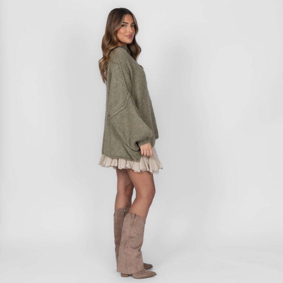 Cardigan surdimensionné "CozyGlam"