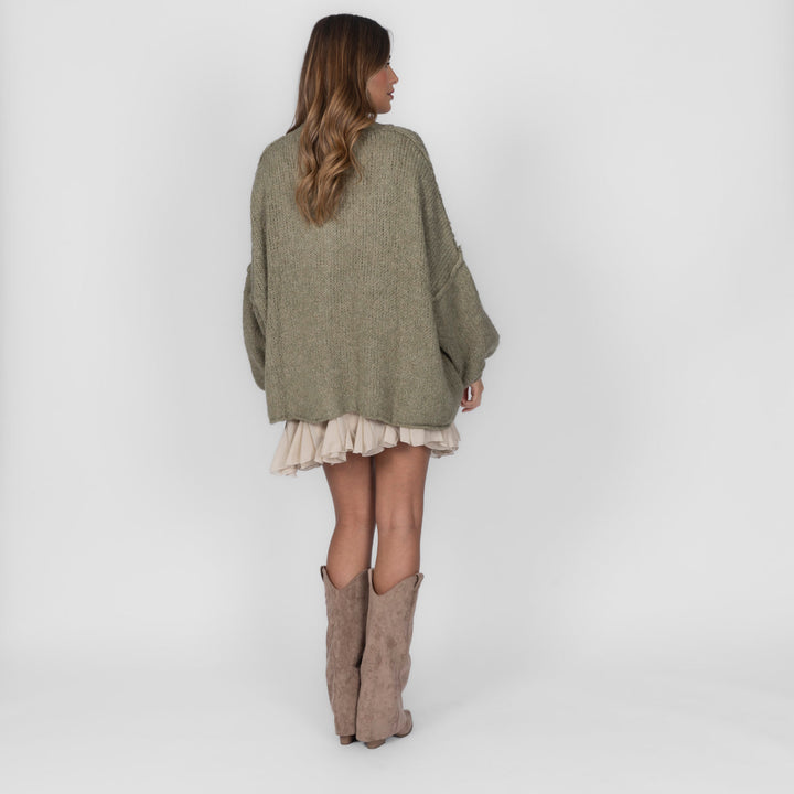 Cardigan surdimensionné "CozyGlam"