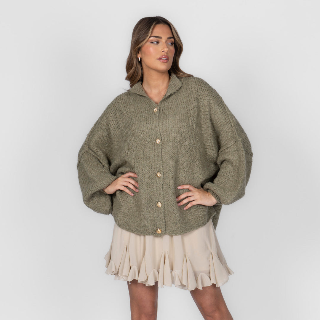 Cardigan surdimensionné "CozyGlam"