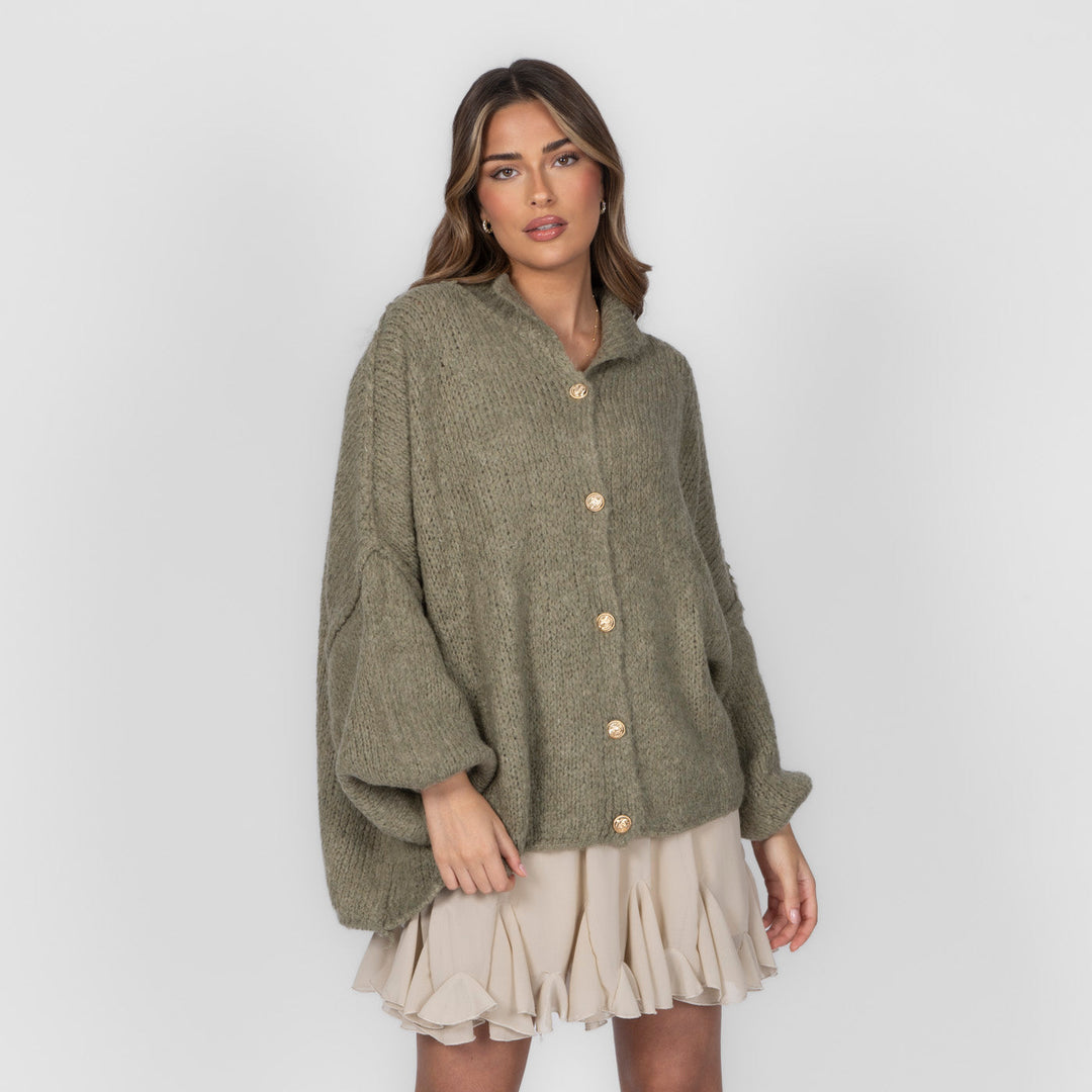 Cardigan surdimensionné "CozyGlam"