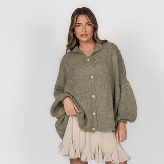 Cardigan surdimensionné "CozyGlam"