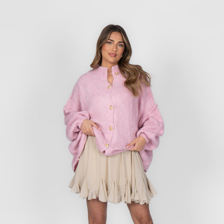 Cardigan surdimensionné "CozyGlam"