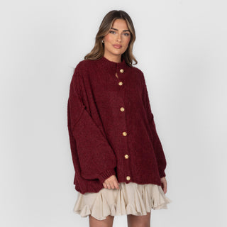 Cardigan surdimensionné "CozyGlam"