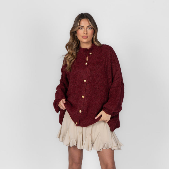 Cardigan surdimensionné "CozyGlam"