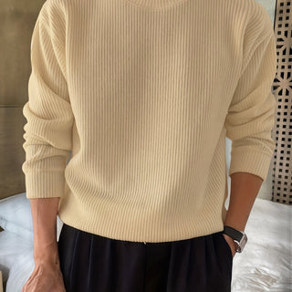 PULL CÔTELÉ OVERSIZE HOMME