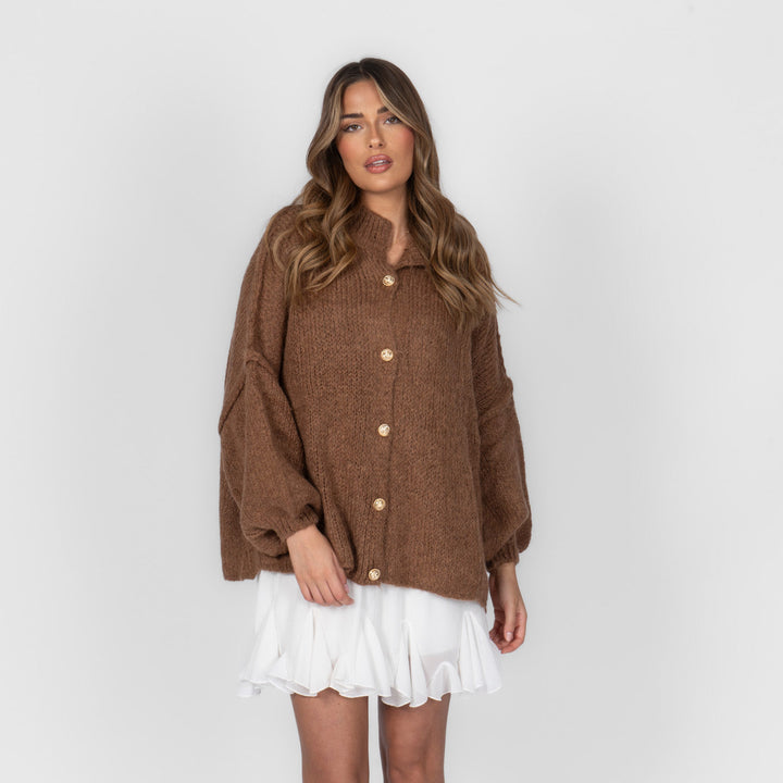 Cardigan surdimensionné "CozyGlam"