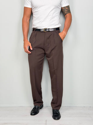 PANTALONS LARGE - POCHETTE ARRIÈRE