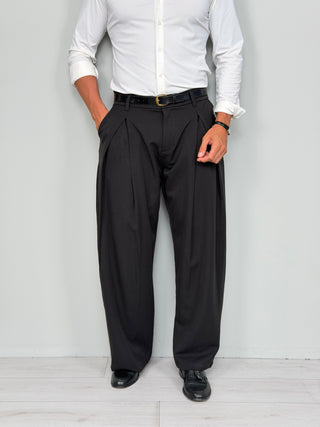 PANTALONS CLUB À JAMBES AMPLIES - POCHETTE ARRIÈRE