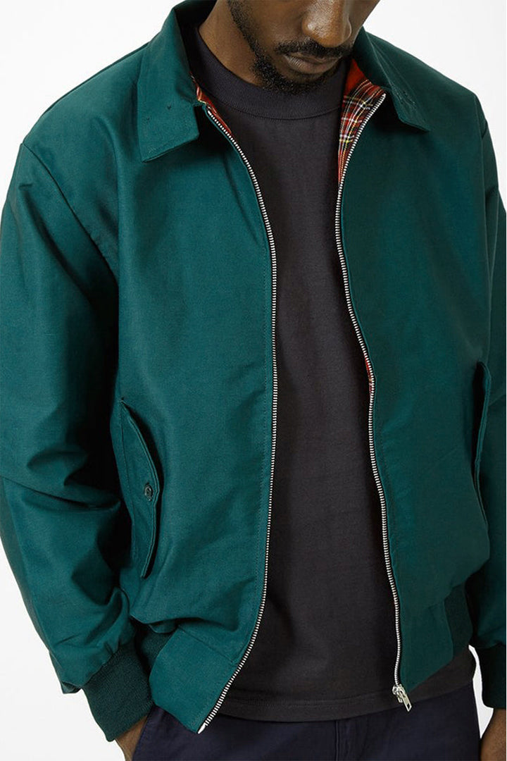 Veste Harrington Classique pour Hommes à Doublure Tartan