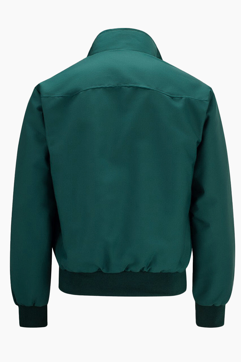 Veste Harrington Classique pour Hommes à Doublure Tartan