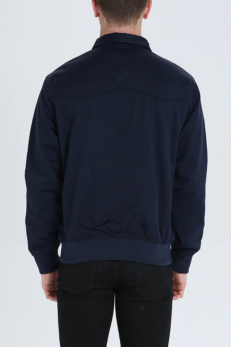 Veste Harrington Classique pour Hommes à Doublure Tartan