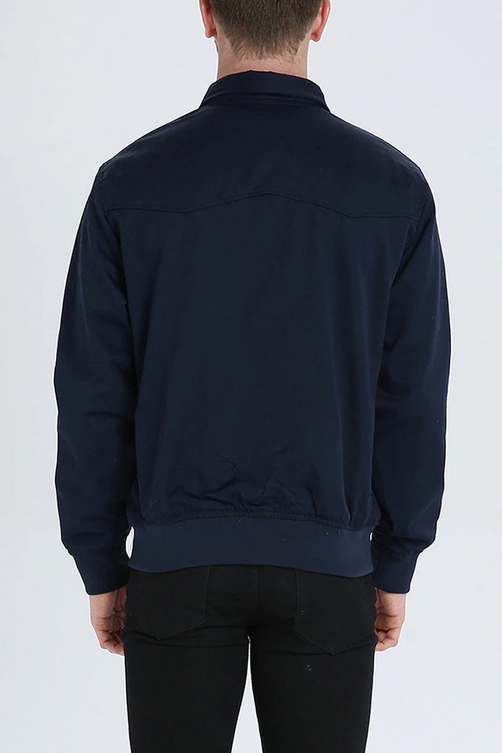 Veste Harrington Classique pour Hommes à Doublure Tartan