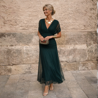 Mikaela | Robe Maxi à Épaules Dégagées