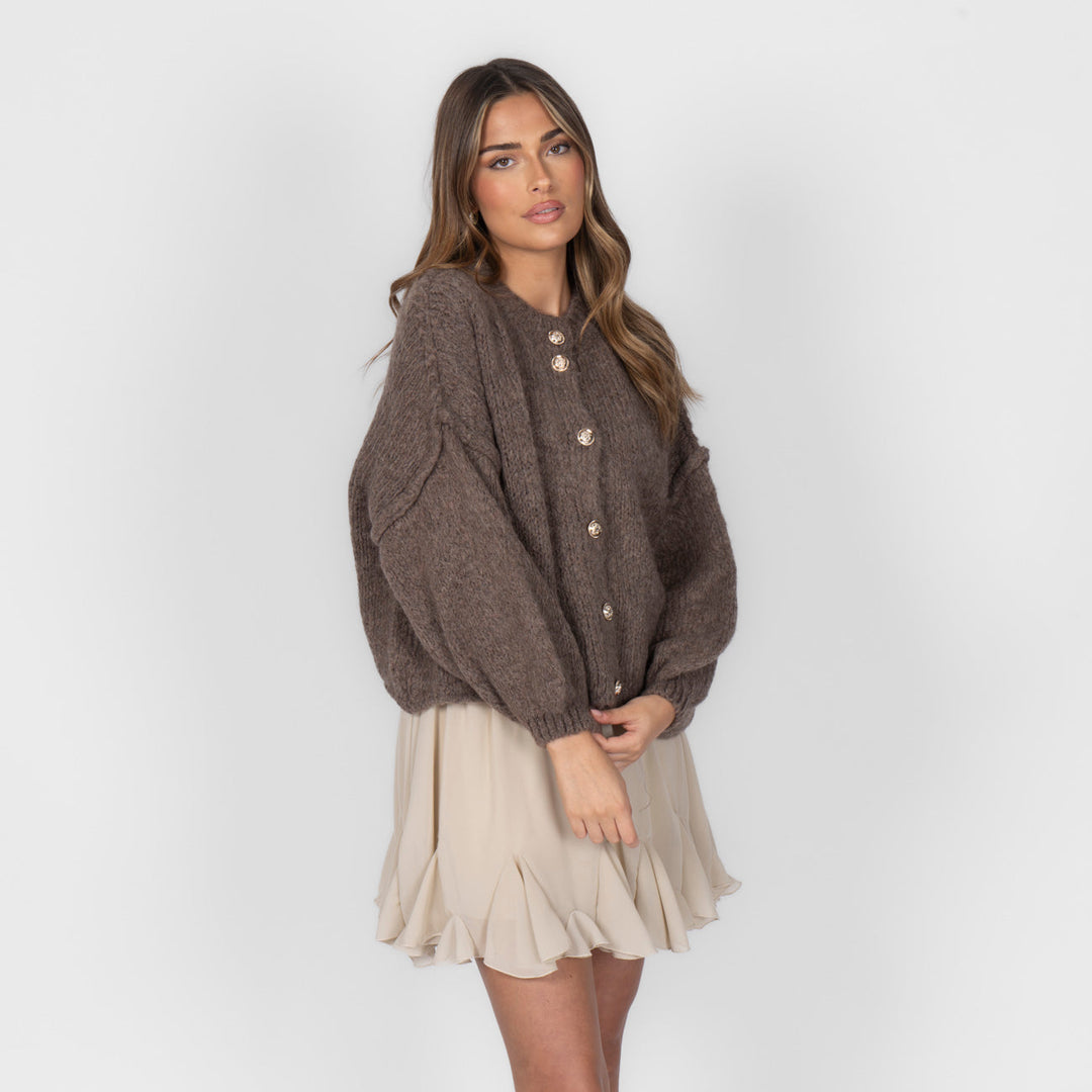 Cardigan Oversize Court "CozyGlam"