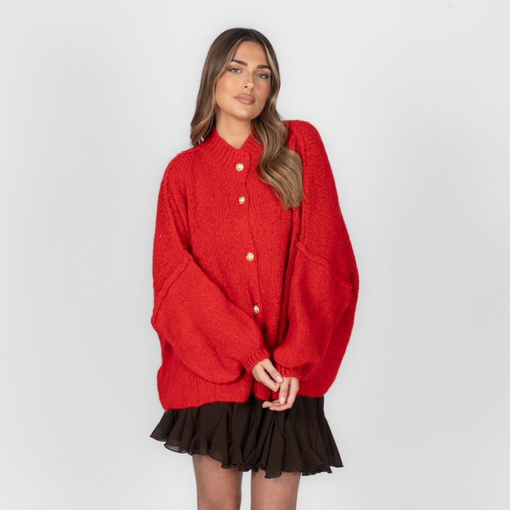Cardigan surdimensionné "CozyGlam"