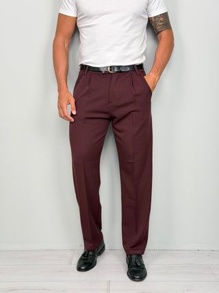 PANTALONS LARGE - POCHETTE ARRIÈRE