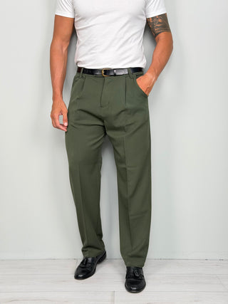 PANTALONS LARGE - POCHETTE ARRIÈRE