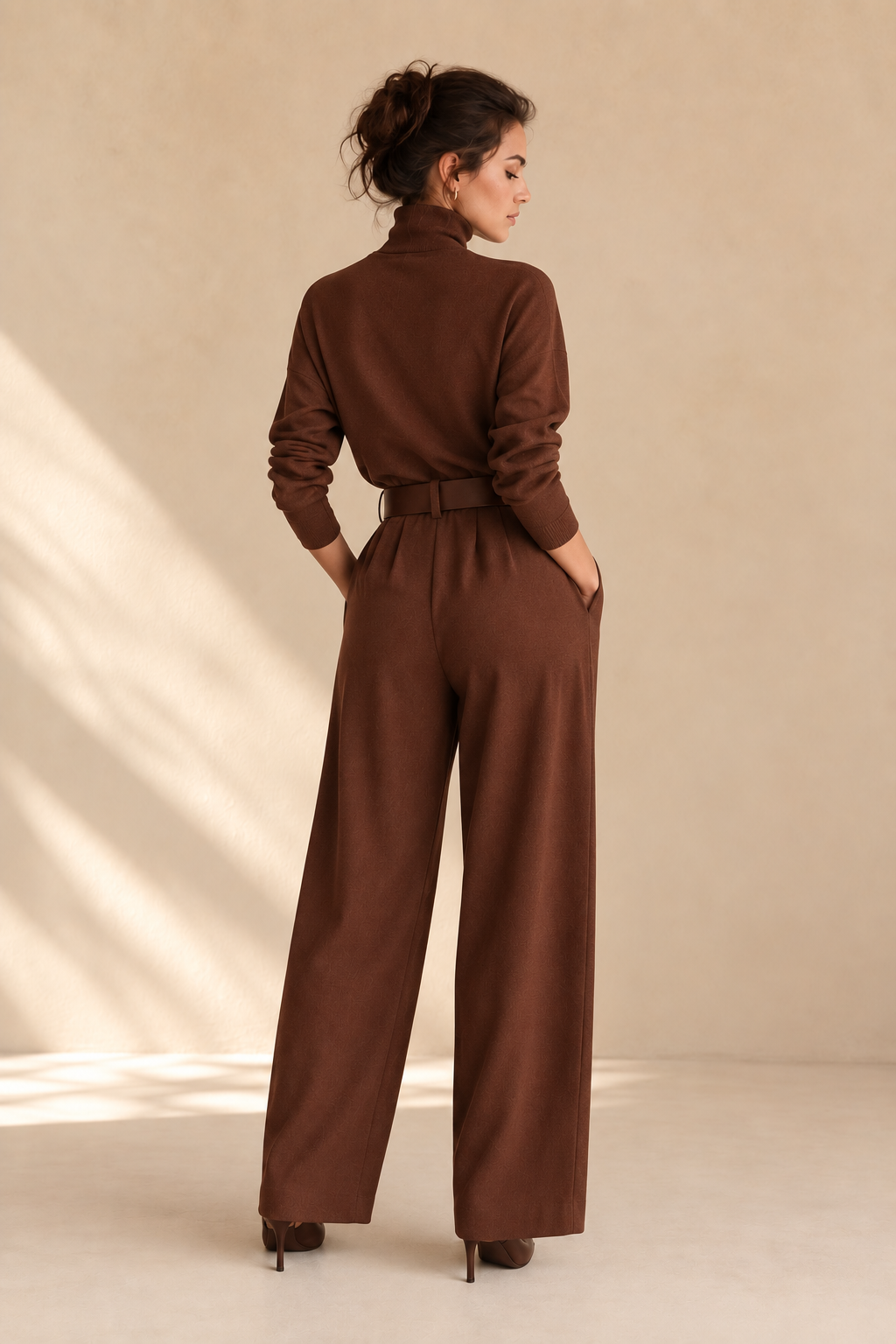 ENSEMBLE PULL ET PANTALON PALAZZO