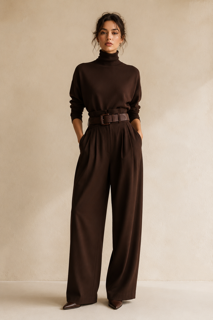 ENSEMBLE PULL ET PANTALON PALAZZO