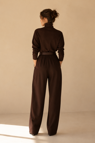 ENSEMBLE PULL ET PANTALON PALAZZO