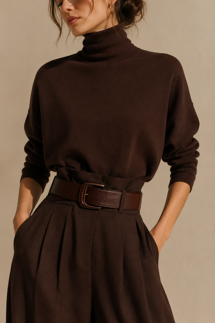 ENSEMBLE PULL ET PANTALON PALAZZO