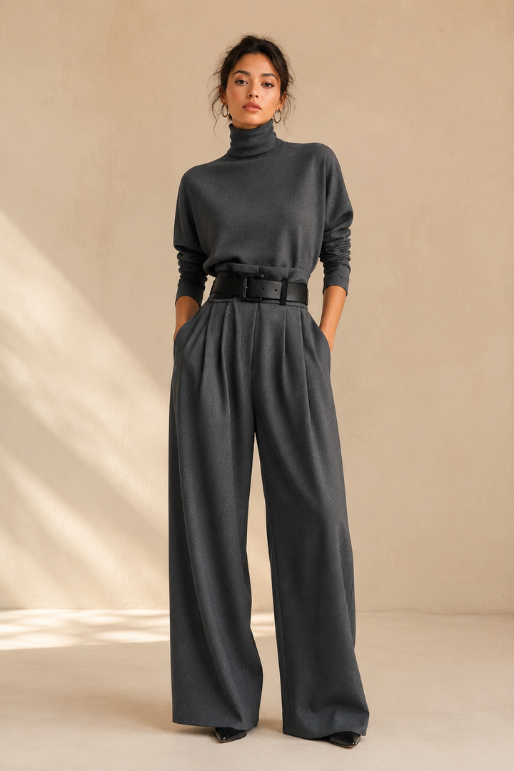 ENSEMBLE PULL ET PANTALON PALAZZO