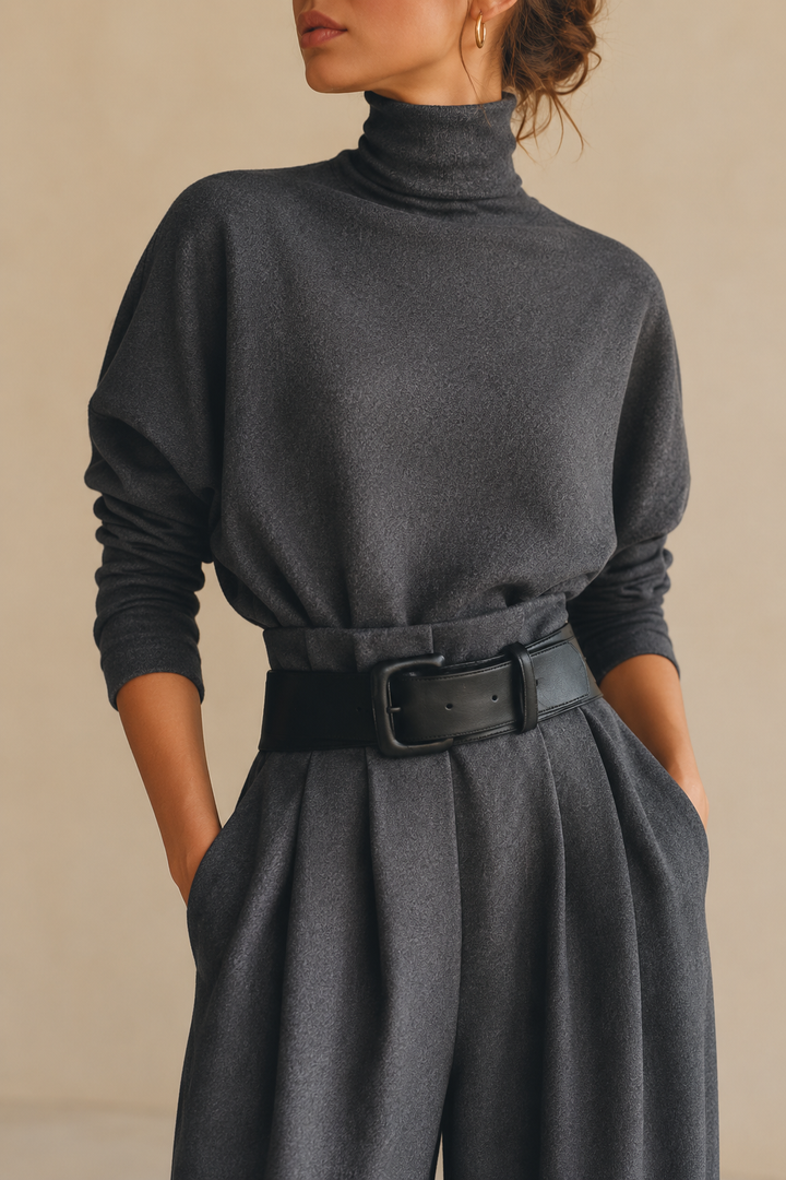 ENSEMBLE PULL ET PANTALON PALAZZO