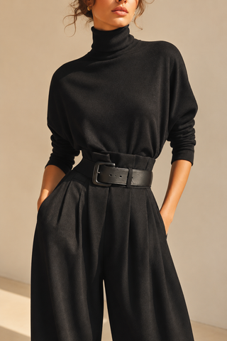 ENSEMBLE PULL ET PANTALON PALAZZO