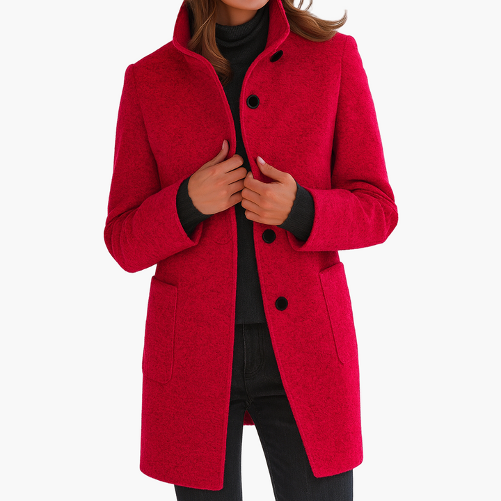 Manteau pour femmes - Coupe élégante et boutons classiques