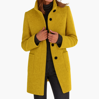 Manteau pour femmes - Coupe élégante et boutons classiques