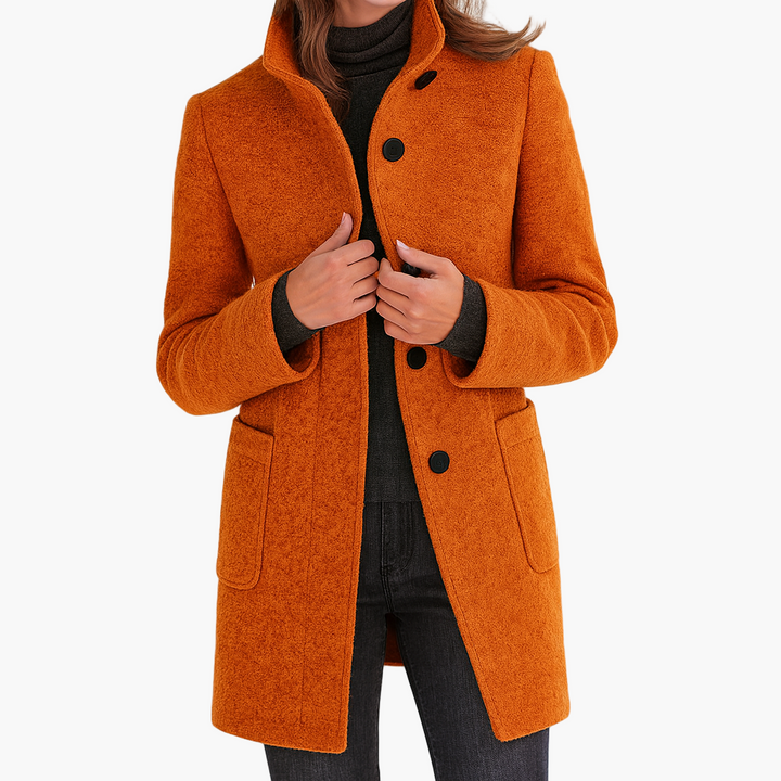 Manteau pour femmes - Coupe élégante et boutons classiques