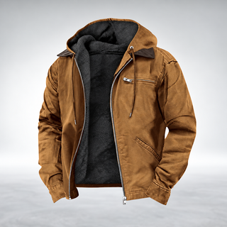 VESTE À CAPUCHE CASUAL COUPE AMPLE AVEC POCHES PROFONDES