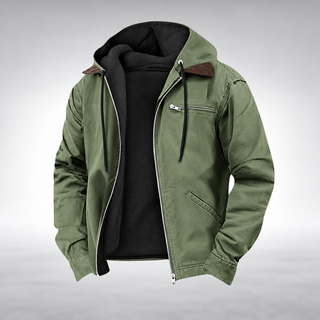 VESTE À CAPUCHE CASUAL COUPE AMPLE AVEC POCHES PROFONDES