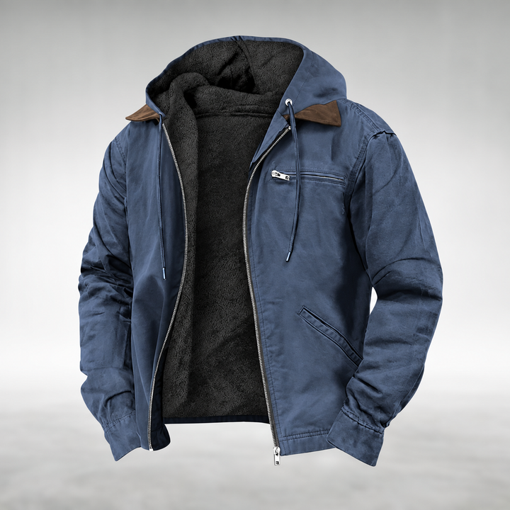 VESTE À CAPUCHE CASUAL COUPE AMPLE AVEC POCHES PROFONDES