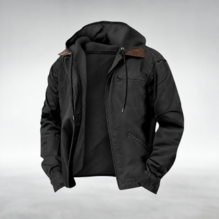 VESTE À CAPUCHE CASUAL COUPE AMPLE AVEC POCHES PROFONDES