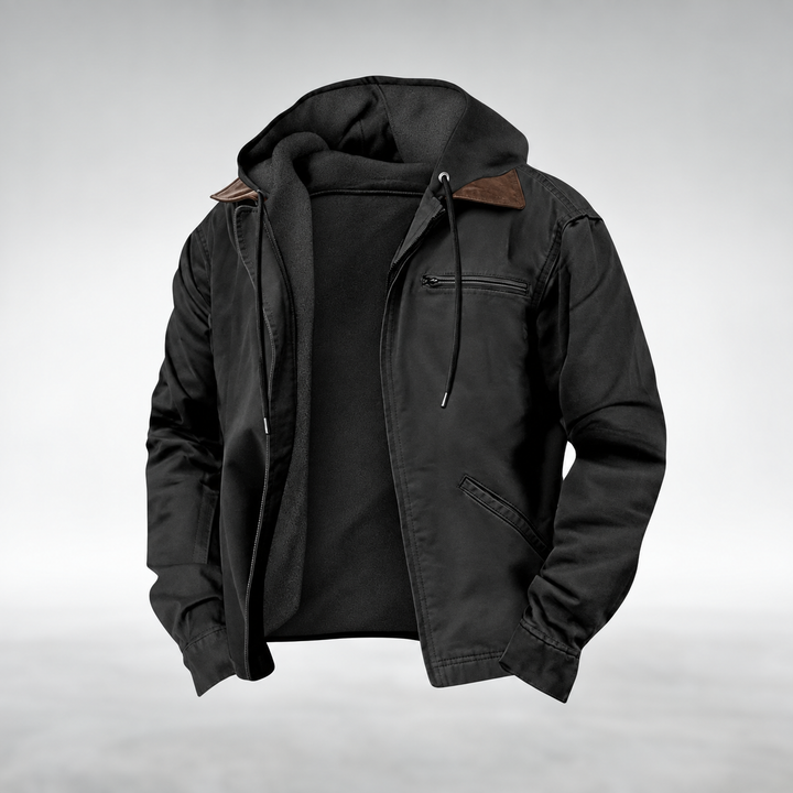 VESTE À CAPUCHE CASUAL COUPE AMPLE AVEC POCHES PROFONDES