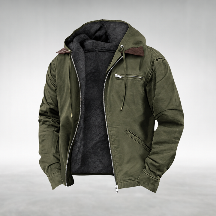 VESTE À CAPUCHE CASUAL COUPE AMPLE AVEC POCHES PROFONDES
