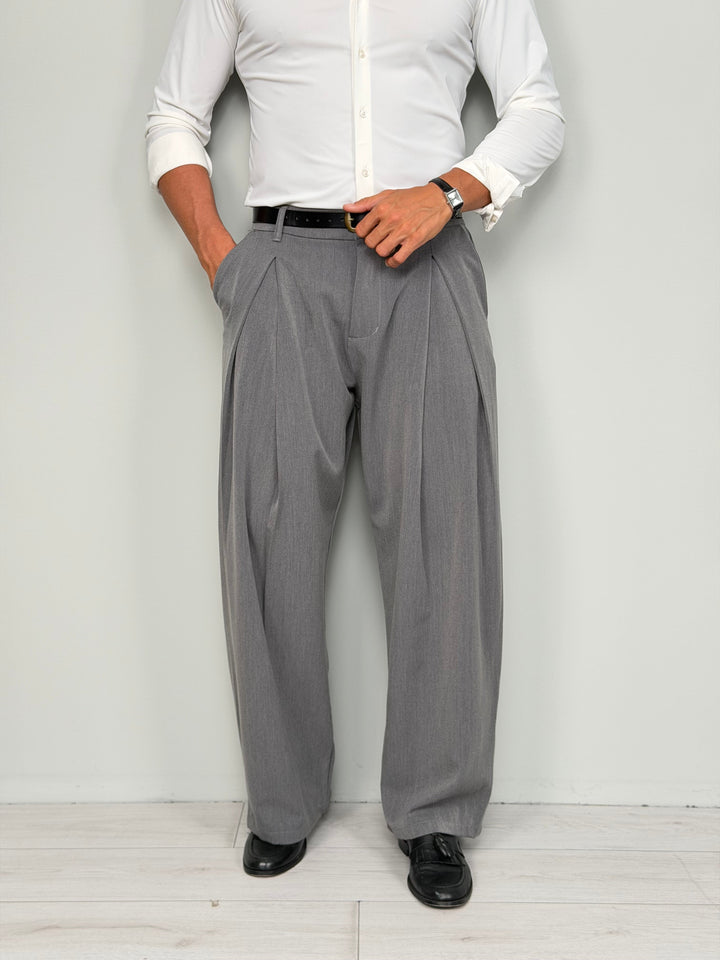 PANTALONS CLUB À JAMBES AMPLIES - POCHETTE ARRIÈRE