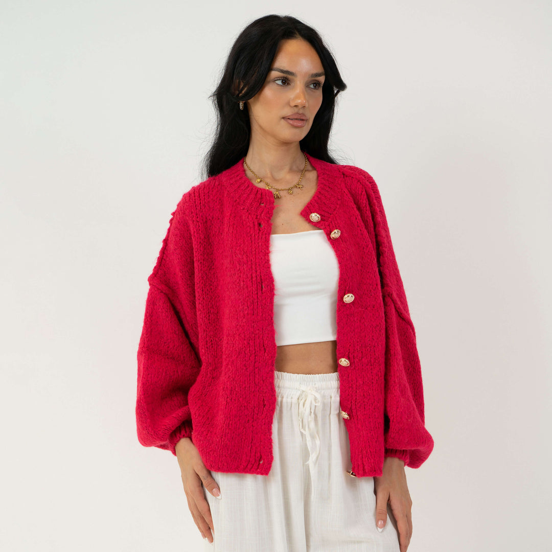 Cardigan Oversize Court "CozyGlam"