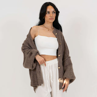Cardigan surdimensionné "CozyGlam"