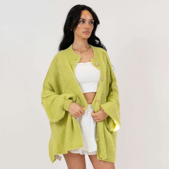 Cardigan surdimensionné "CozyGlam"