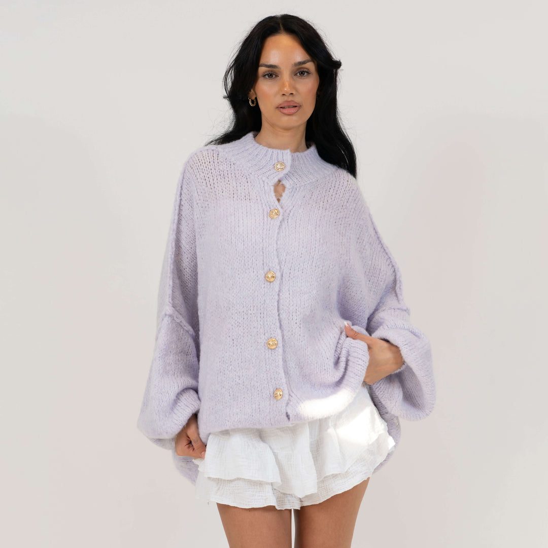 Cardigan surdimensionné "CozyGlam"