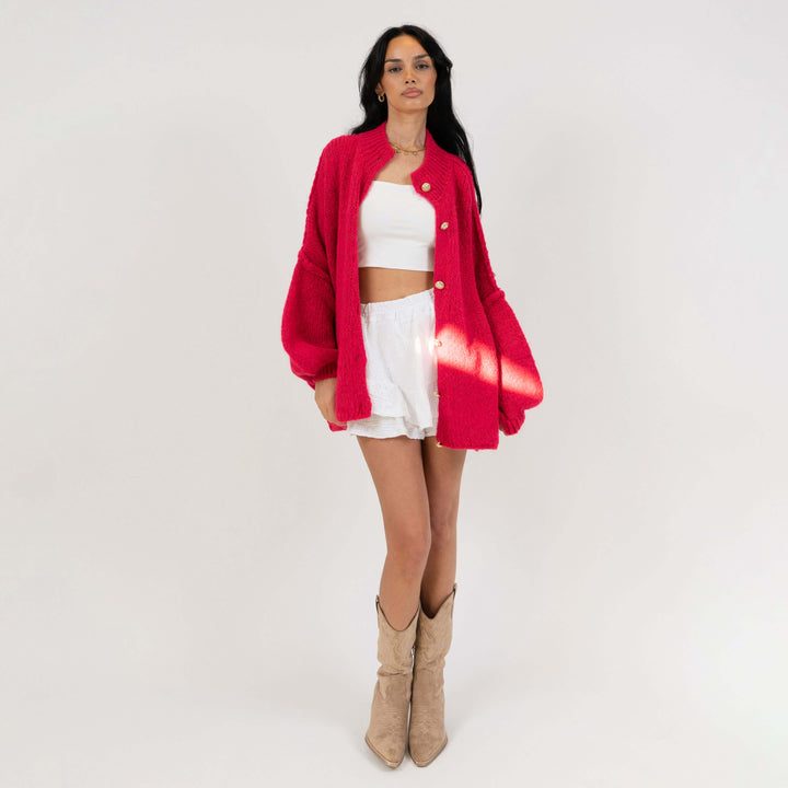 Cardigan surdimensionné "CozyGlam"
