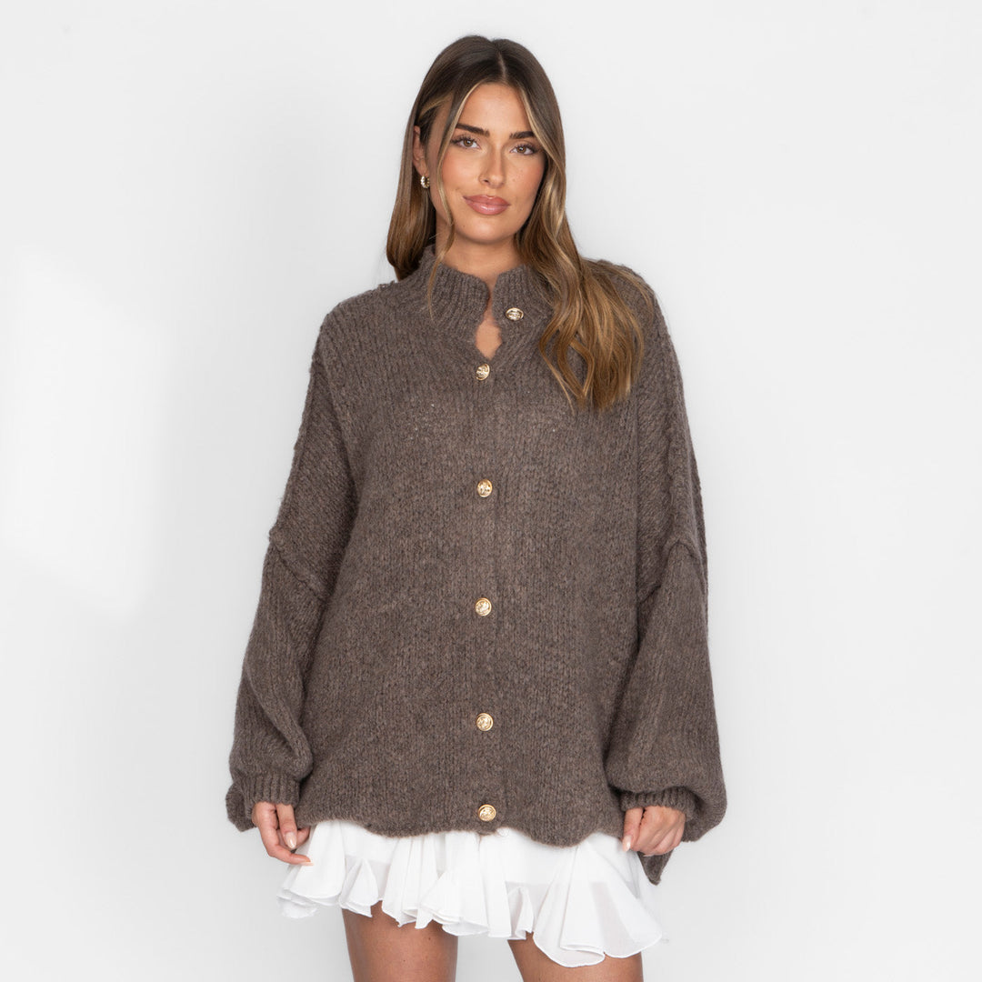 Cardigan surdimensionné "CozyGlam"