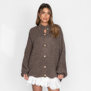 Cardigan surdimensionné "CozyGlam"