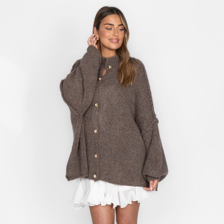 Cardigan surdimensionné "CozyGlam"