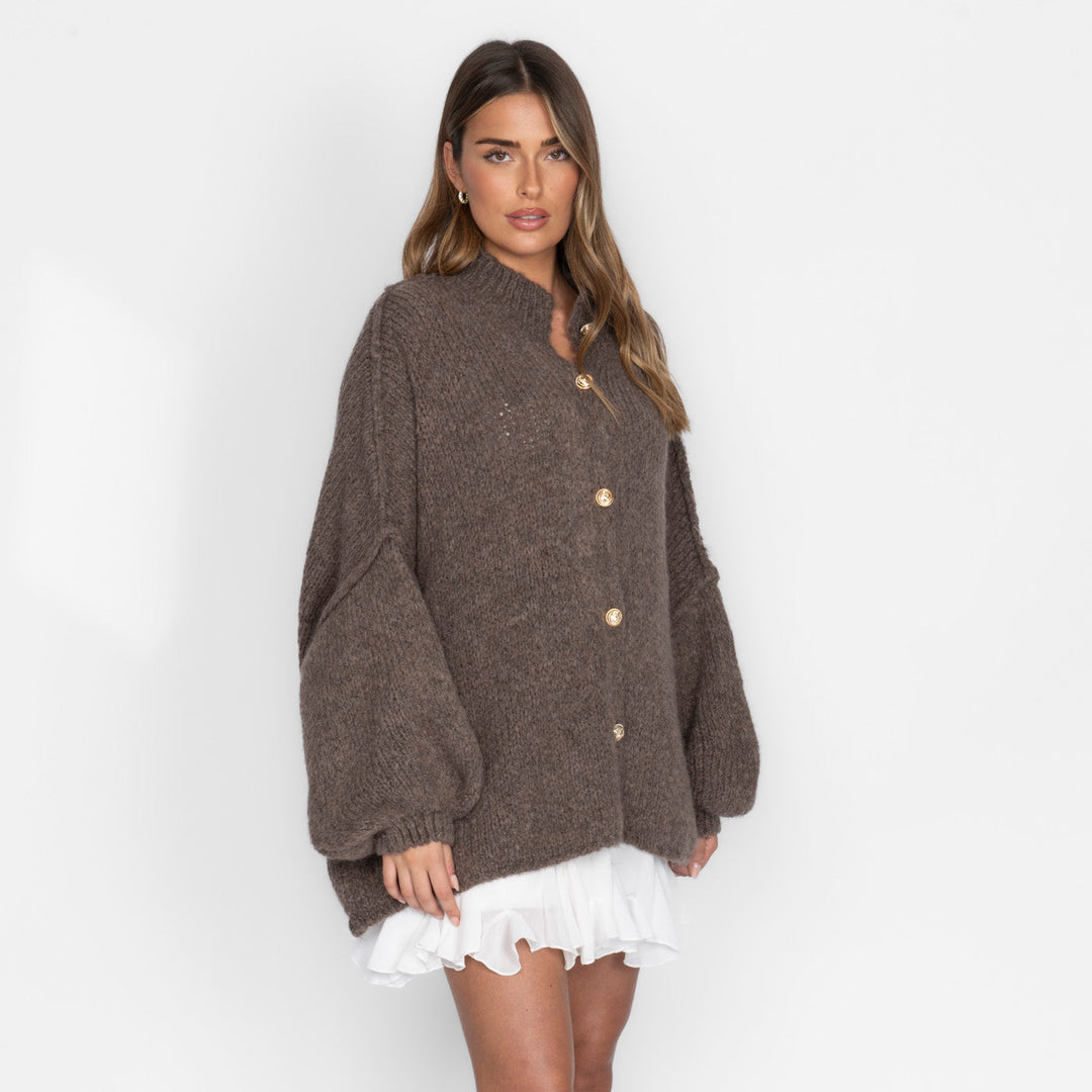 Cardigan surdimensionné "CozyGlam"
