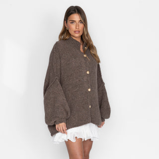 Cardigan surdimensionné "CozyGlam"