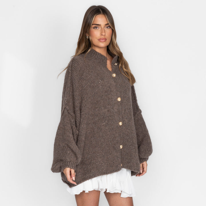 Cardigan surdimensionné "CozyGlam"
